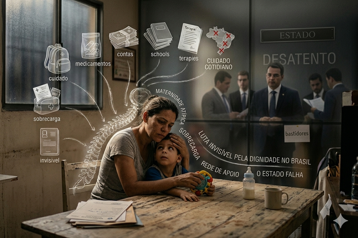 A maternidade atípica como espinha dorsal invisível do cuidado no Brasil: os bastidores de uma sobrecarga que o Estado insiste em ignorar